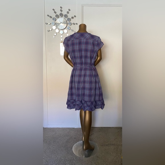 Converse Plaid wrap dress - Picture 2 of 16